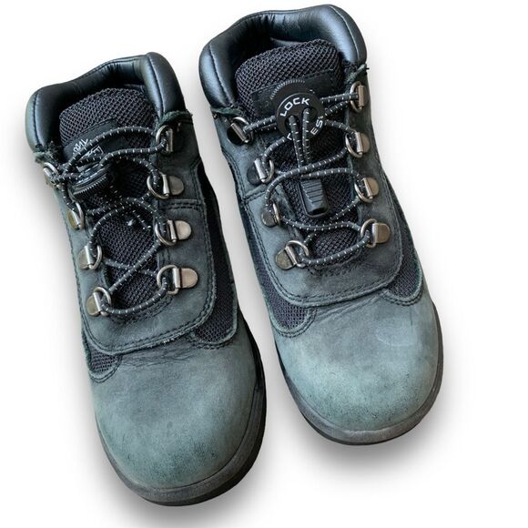 Timberland Hikers Distressed Grey Suede Upper Casual Shoes No Tie Size 2 - Picture 7 of 13